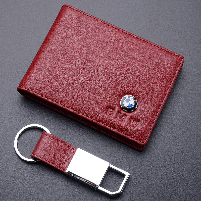 Handmade Leather Driver's License & Card Holder for BMW Owners