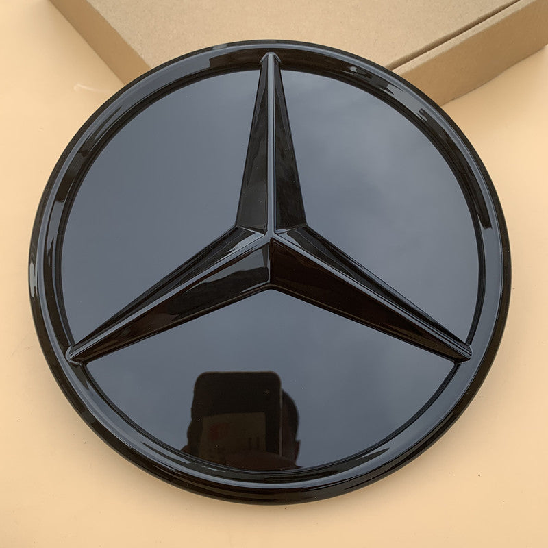 Mercedes-Benz Front Grille Star Emblem – 3D or Flat Mirror, Silver or Black