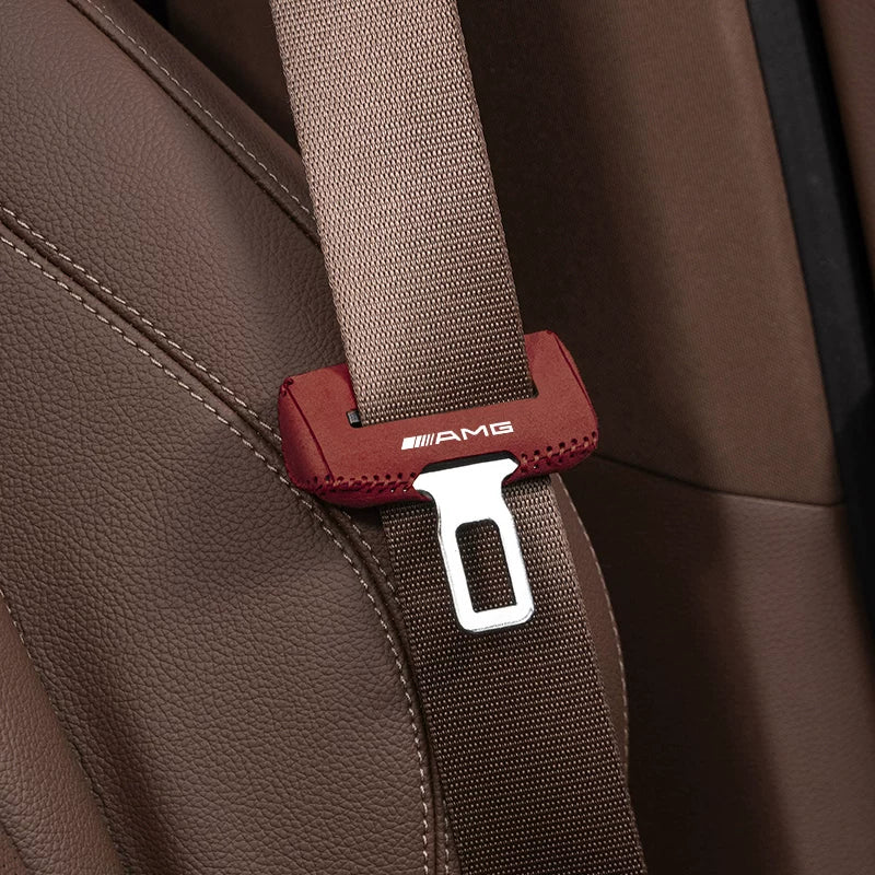 Mercedes-Benz Suede Seat Belt Buckle Cover – Front or Rear Set
