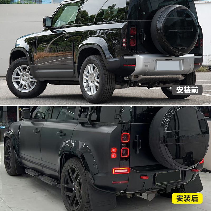It is suitable for 20-25 Land Rover New Defender URBAN full vehicle kit leaf plate roof light non-destructive upgrade modification