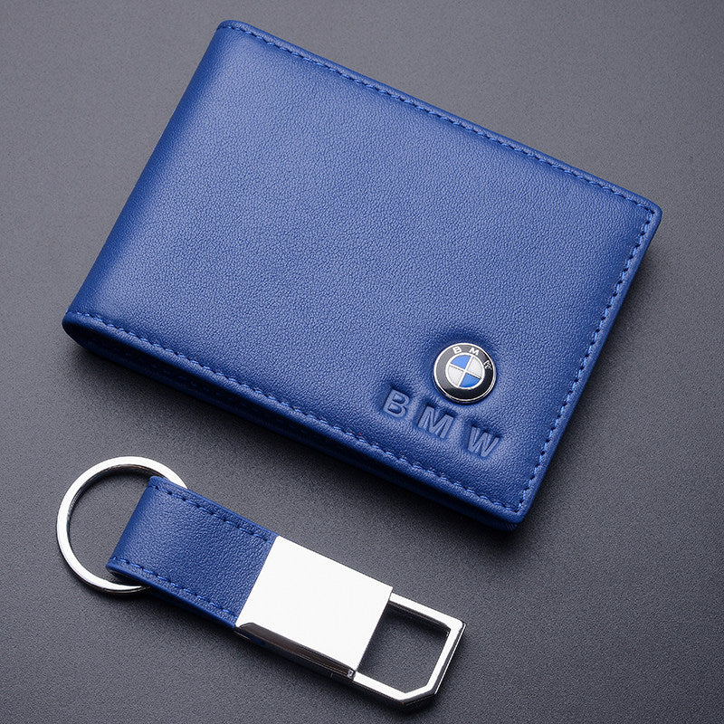 Handmade Leather Driver's License & Card Holder for BMW Owners