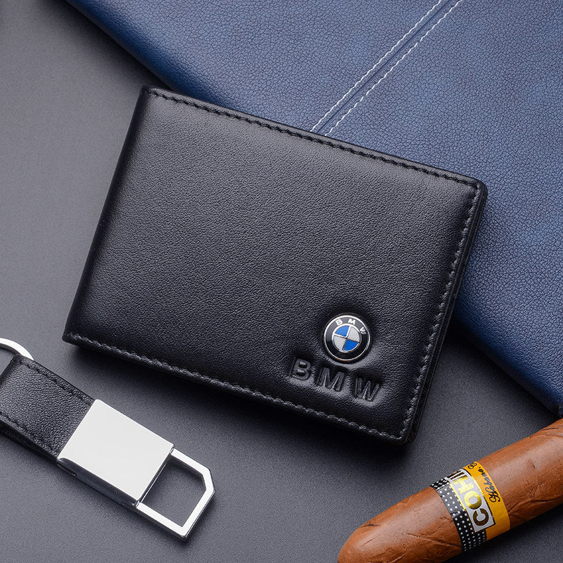 Handmade Leather Driver's License & Card Holder for BMW Owners