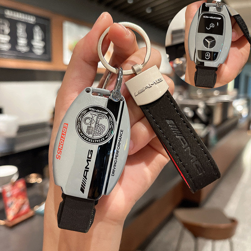 Mercedes-Benz AMG Edition 55 Track Key Case with Wrist Strap – Classic Smart Key