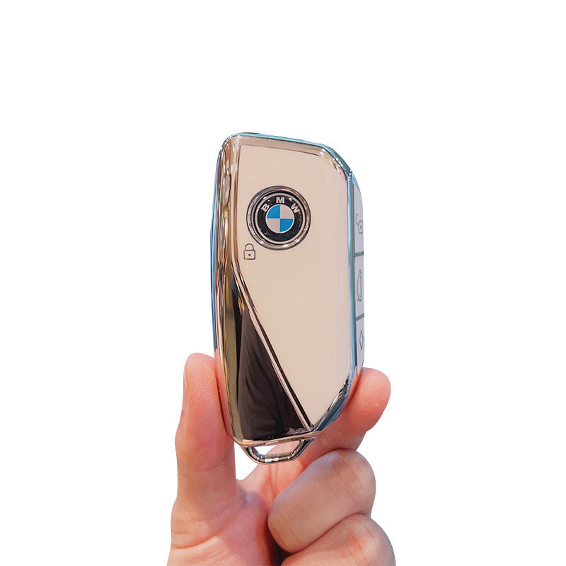 BMW 7 Series / X7 / i7 / XM Key Fob Case – New-Generation Key, Rhinestone Keychain Options