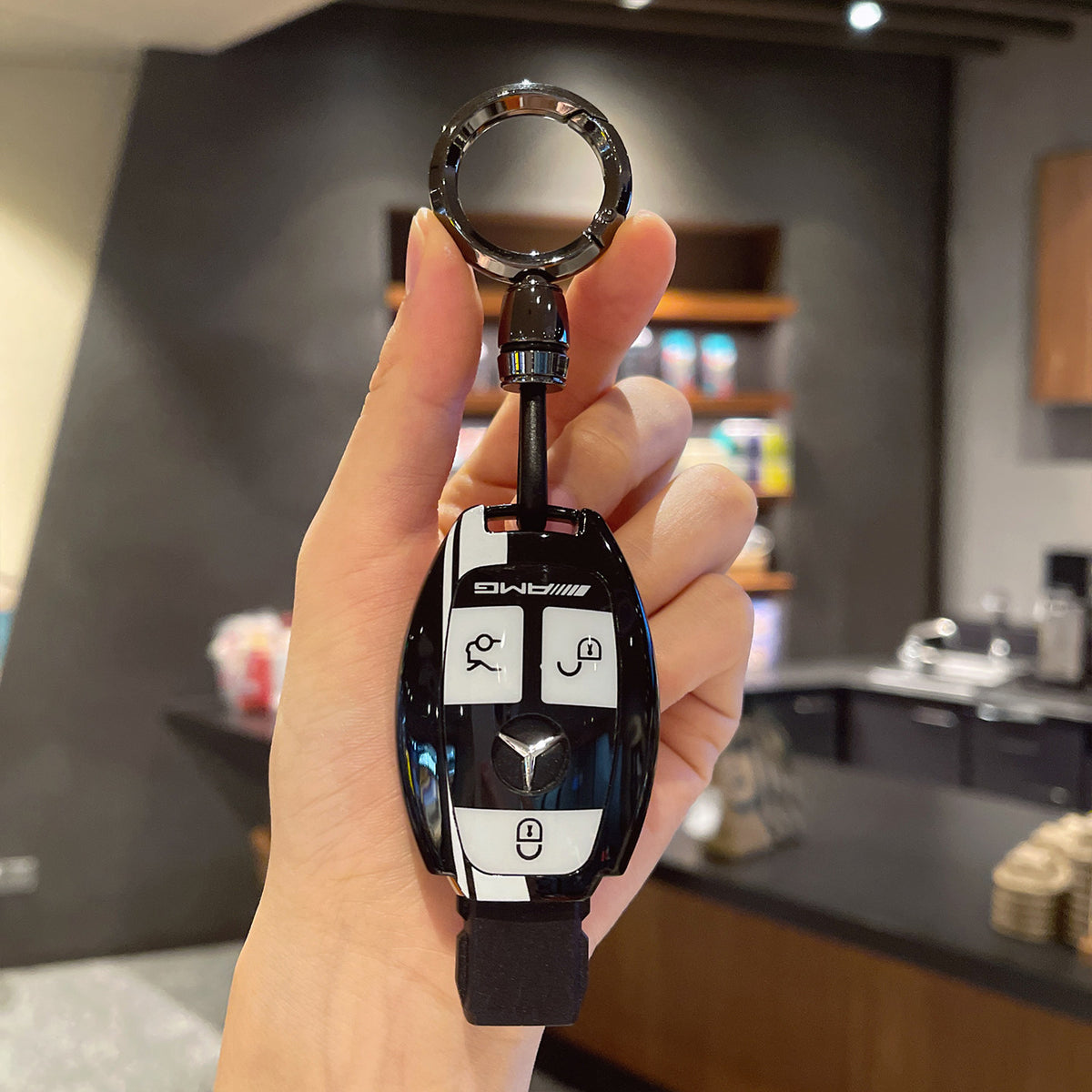 Mercedes-Benz AMG Edition 55 Black Track Key Case – Classic Smart Key