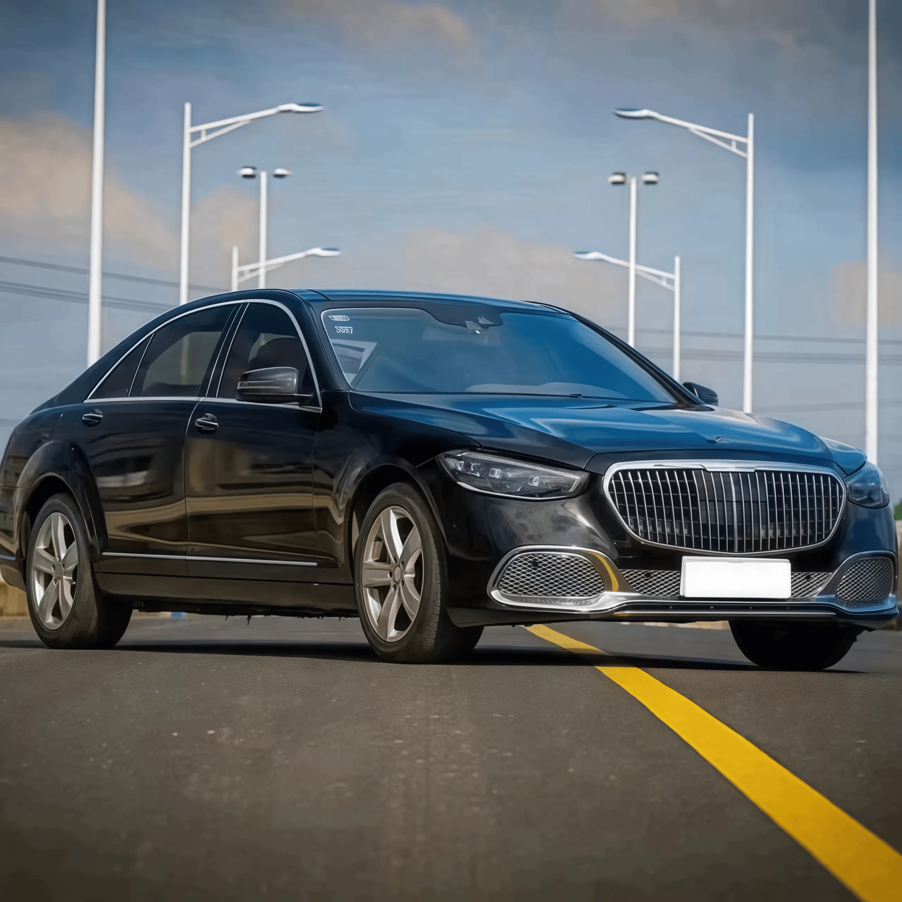 Maybach S680 Style Body Kit for Mercedes-Benz S-Class W221 (2008–2013) – W223 Full Conversion Upgrade | UMPARTS