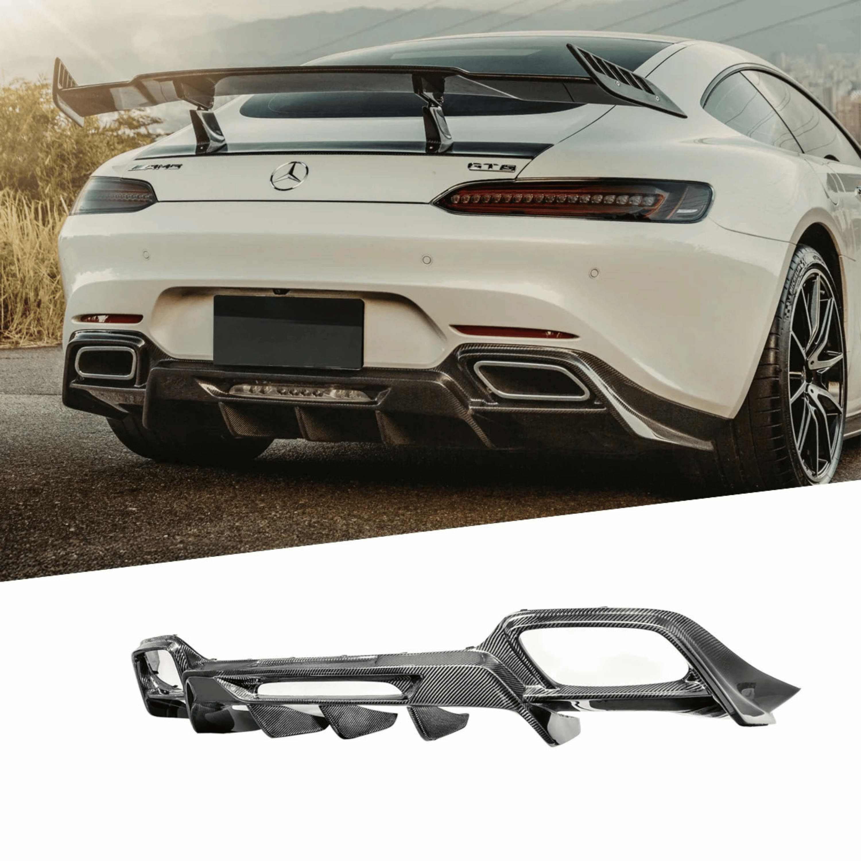AMG GT Black Series Style Front & Rear Body Kit for Mercedes-Benz AMG GT  – Carbon Aero Package | UMPARTS