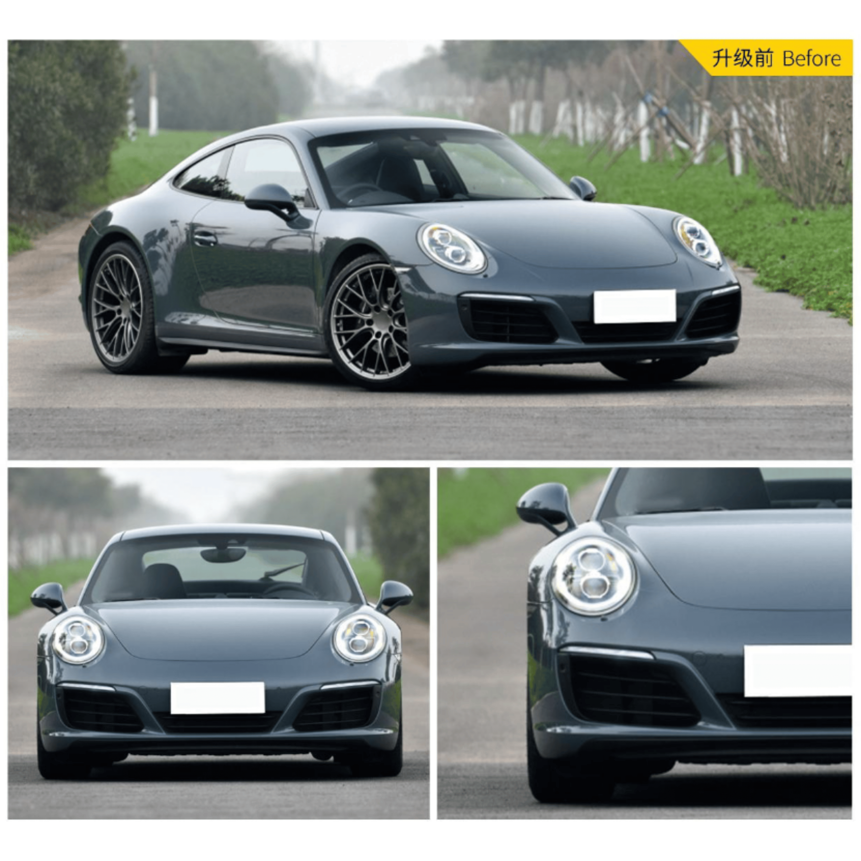 Porsche 911 991 to 991.2 GT3 Style Front Bumper Upgrade Kit (2012–2019)