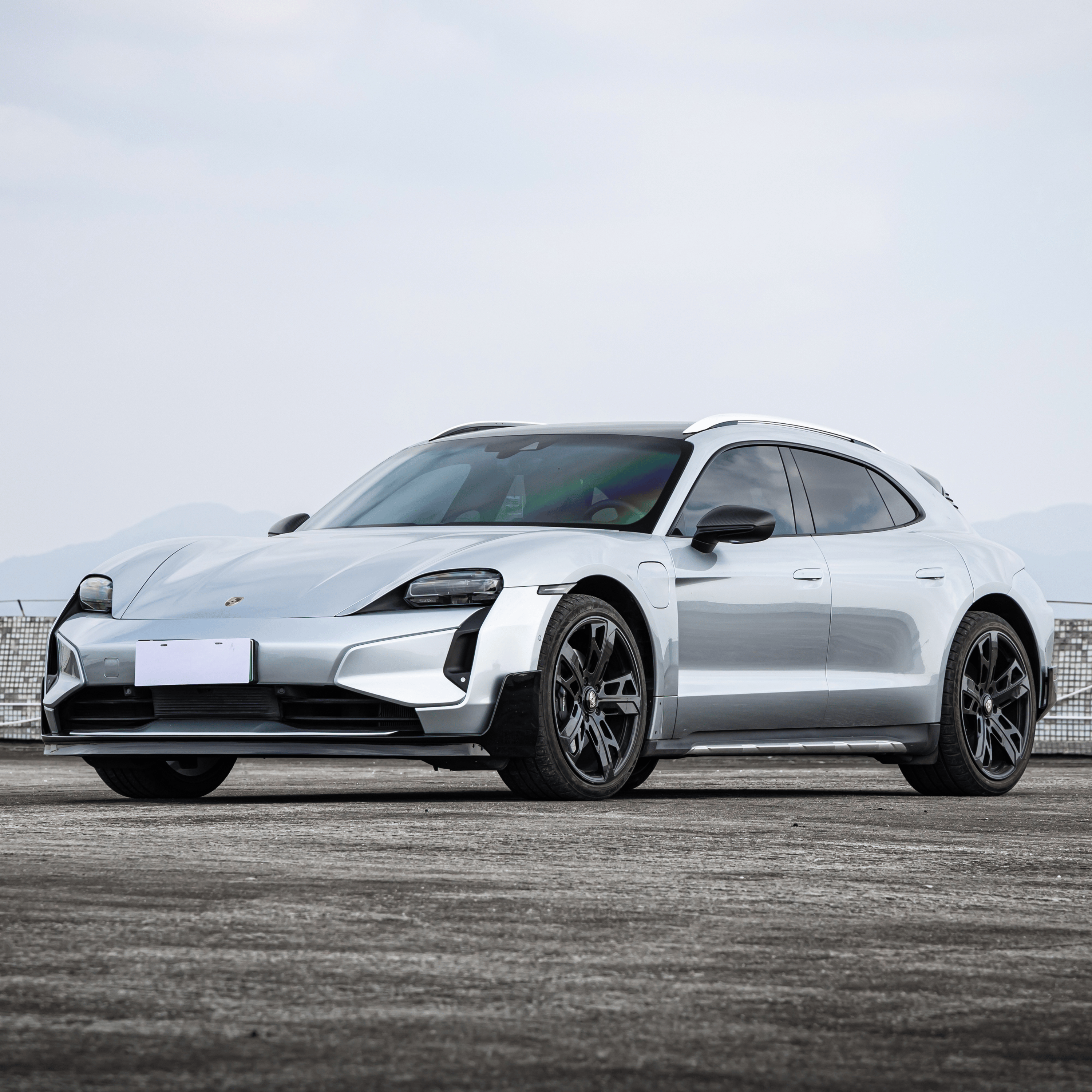 Compatible with Porsche Taycan 9J1.1 Upgrade to 9J1.2 Turbo GT Style Body Kit