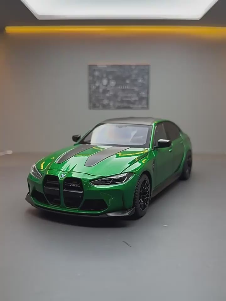 1:24 BMW M3 Alloy Diecast Sports Car Model – Custom License Plate Edition