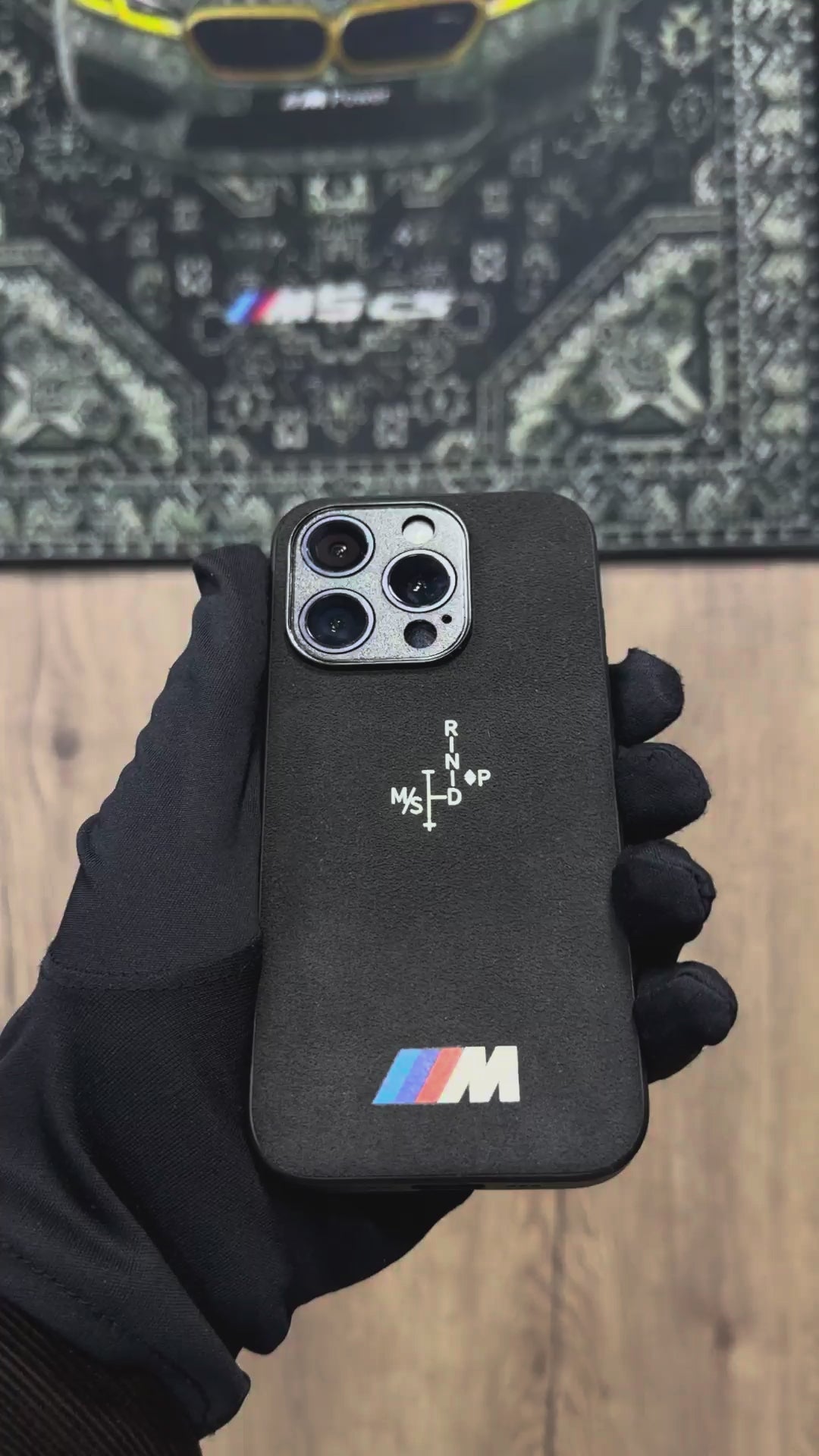BMW M Alcantara Case For iPhone Models