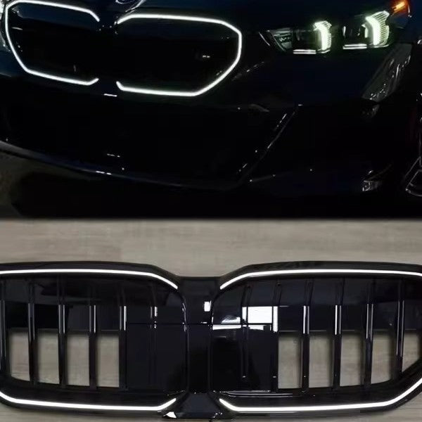 LED Illuminated Front Grille for BMW G60 5 Series – Light Up Kidney Grill with Adapter | UMPARTS
