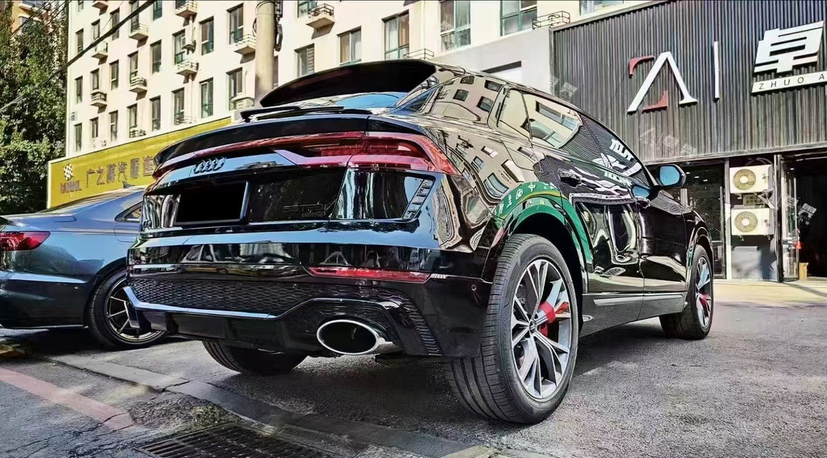Audi Q8 4M8 (2018–2023) to RSQ8 Style Body Kit – Front & Rear Bumpers, Honeycomb Grille, Diffuser & Exhaust Tips
