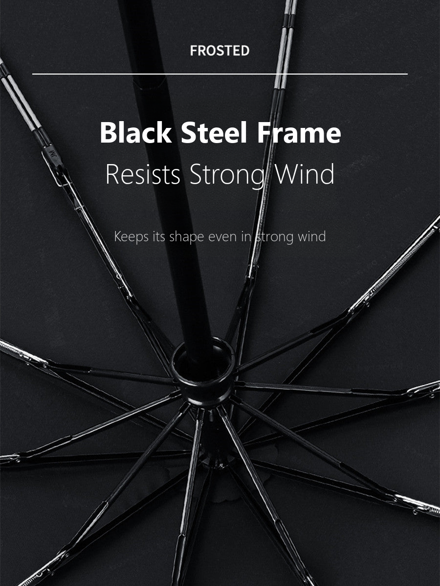 Wind-Resistant Umbrella for BMW M Fans, Automatic Folding or Long, Black